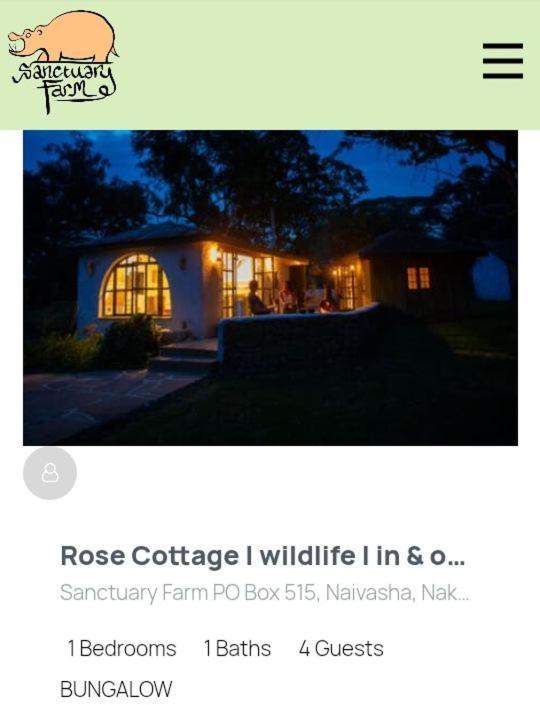 Sanctuary Farm Naivasha Villa Dış mekan fotoğraf